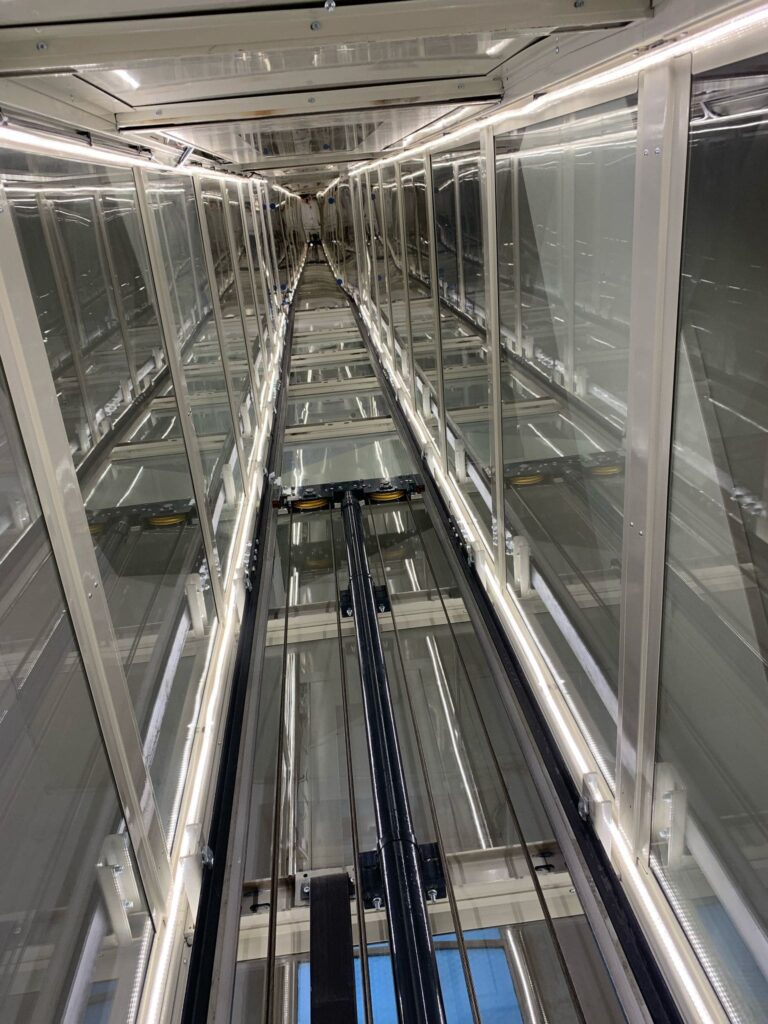 altura ascensor alta velocidad
